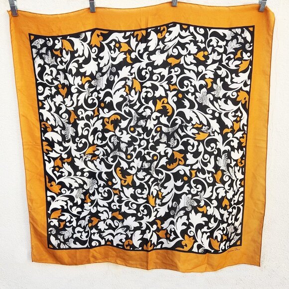 Vintage Christian Dior Silk Scarf - Picture 1 of 6